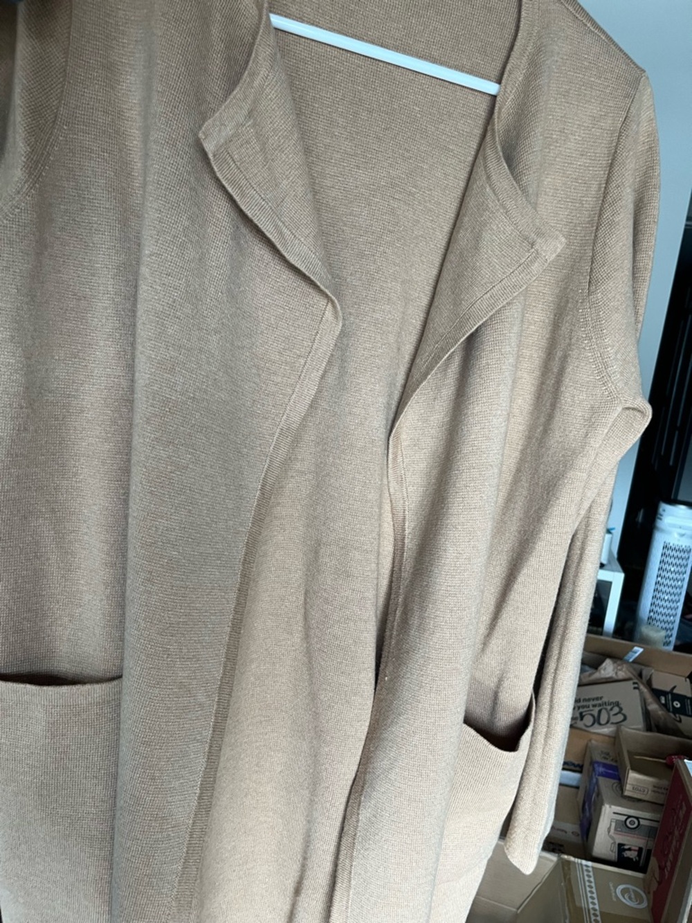 J. Crew Juliette Collarless Sweater Blazer - Picture 3 of 4